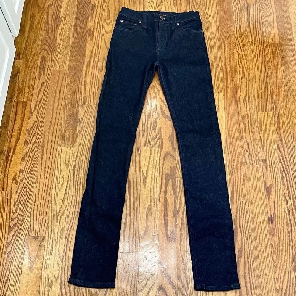Nudie Jeans Company High Kai Dark Wash Jeans. Size 27.